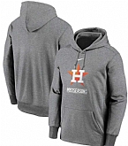 Men's Houston Astros Nike Gray 2020 Postseason Collection Pullover Hoodie,baseball caps,new era cap wholesale,wholesale hats
